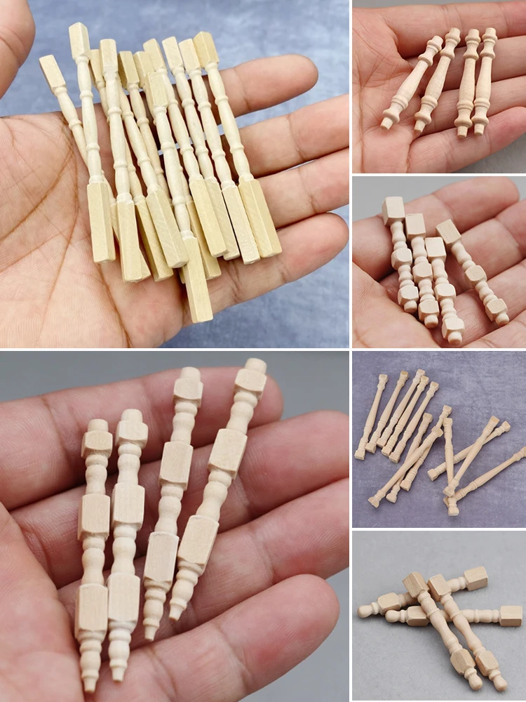 1:12 Dollhouse DIY furniture parts, miniature table and chair legs 1：6 Dollhouse accessories New Diy Miniature Dollhouse