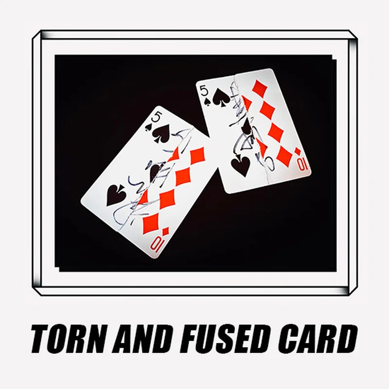 

Shin Lim Torn and Fused Card 5 Gimmick Cards Close up Magic Tricks Illusions Street Magic Props Magician Beginner Bar Fun