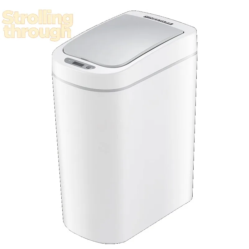 

Умное автоматическое мусорное ведро для дома, ванной комнаты, туалета, спальни, водонепроницаемое, с индукционным датчиком