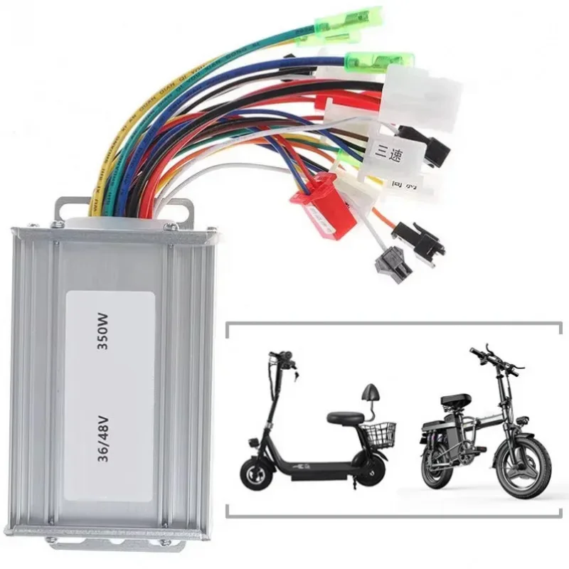36V 48V 350W Brushless DC Motor Controller for Electric Bicycle E-Bike Scooter Replacement Accessory