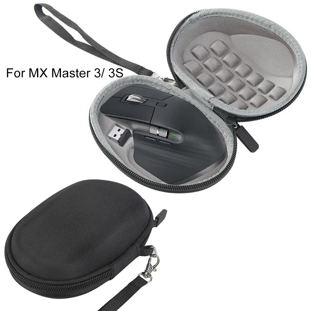 For Logitech MX Master 3S 3 Wireless Mouse Storage Bag Hard Case Protector Travel Portable Mice Bag Hard Shell Box Accessories