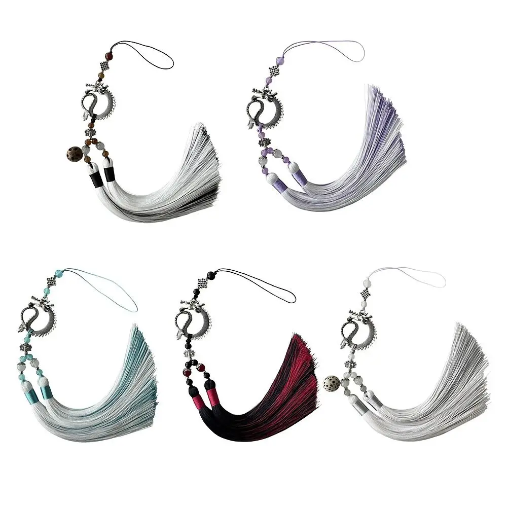 Unisex Alloy Chinese Style Pendant DIY Tassel Ornament Drop Style Ancient Fan Pendant Lightweight Flute Pendant