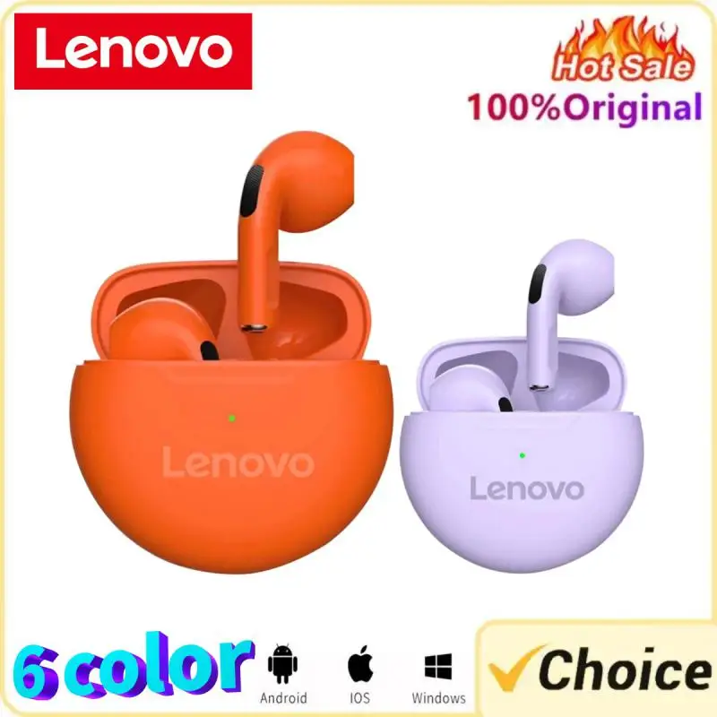 Lenovo-Air Pro 6 TWS Fones de Ouvido Sem Fio Bluetooth, Mini Pods, Fones de Ouvido para Xiaomi, Android, iPhone, Fone de Ouvido, Original