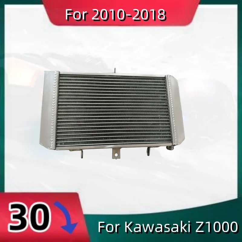 New Aluminum Radiator For Kawasaki Z1000 Z 1000 10-18 secure Cooler Cooling Coolant 2010 2011 2012 2013 2014 2015 2016 2017 2018