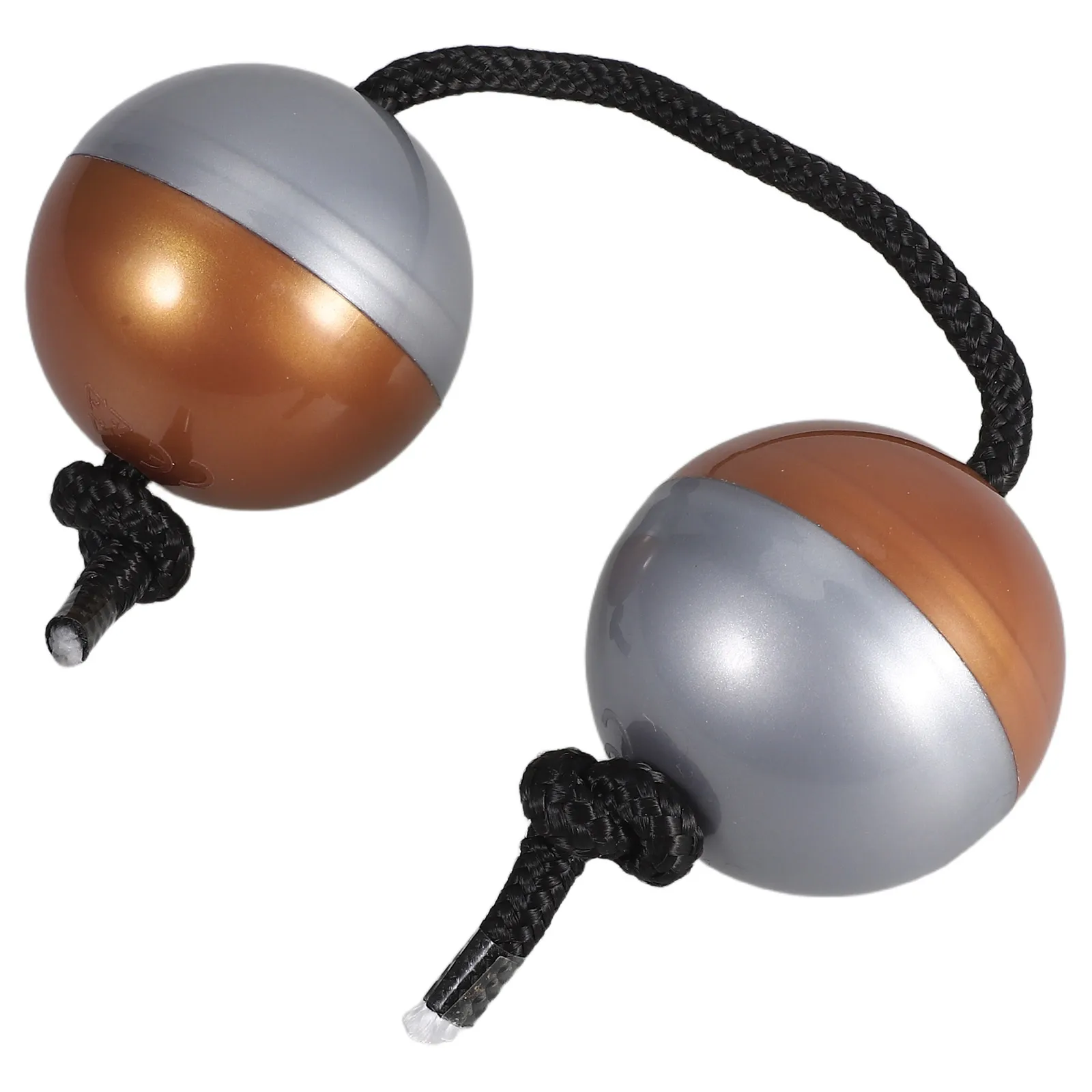 

Rhythm Shaker Silver Brown Dual Color Percussion Instrument Music Egg Shape Mini Maracas Toddler Musical Toys