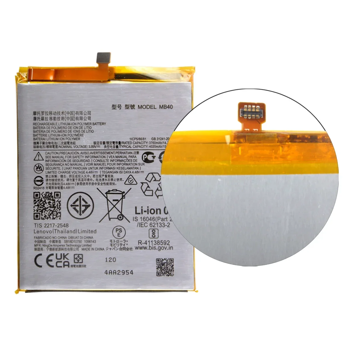 100% Original MB40 4000mAh Battery For  Motorola Edge 20 XT2143-1 Phone Batteries+Tools.