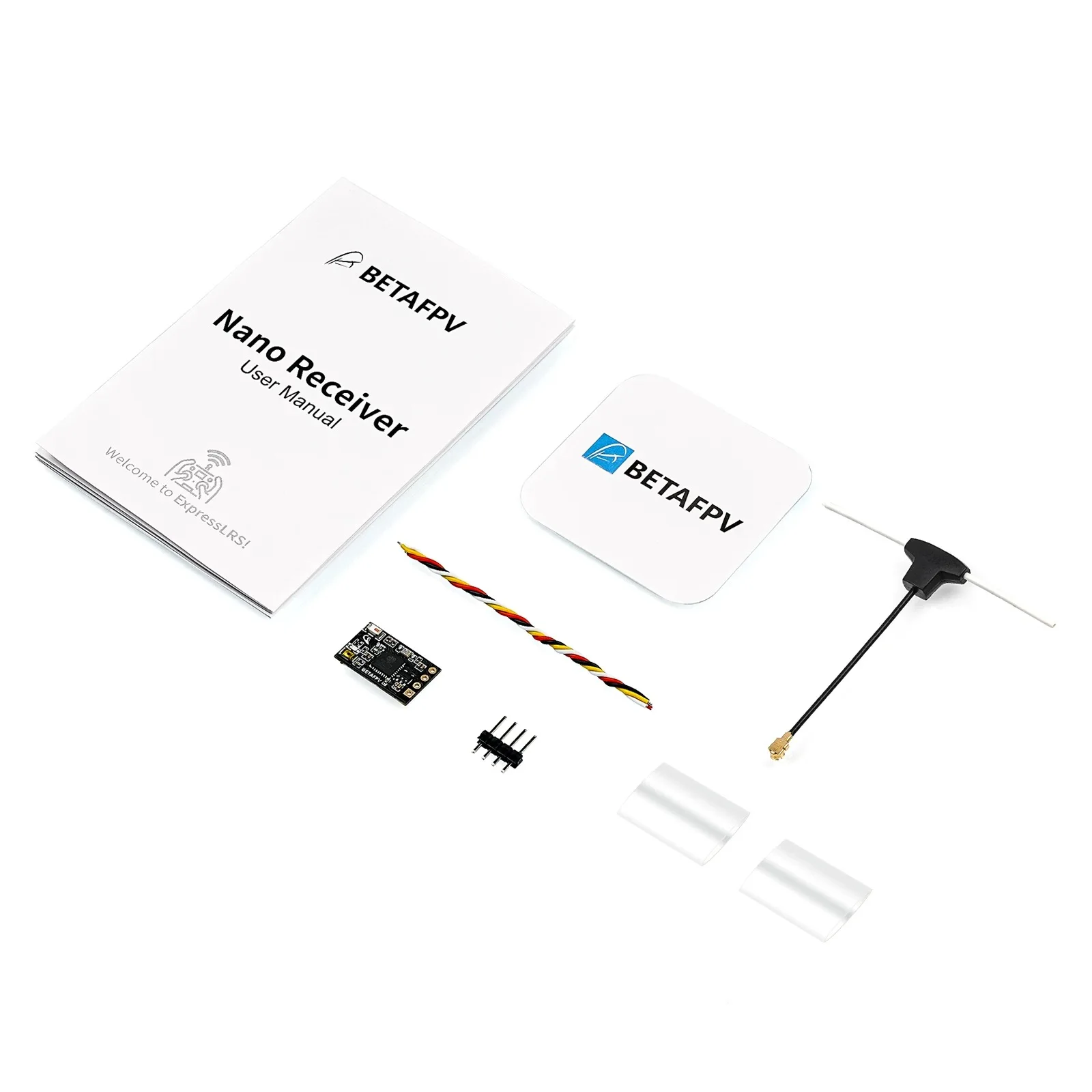 

BETAFPV ELRS Nano Long Range Receiver Plastic Crossover Drone 2.4/915/868GHz For Remote Control