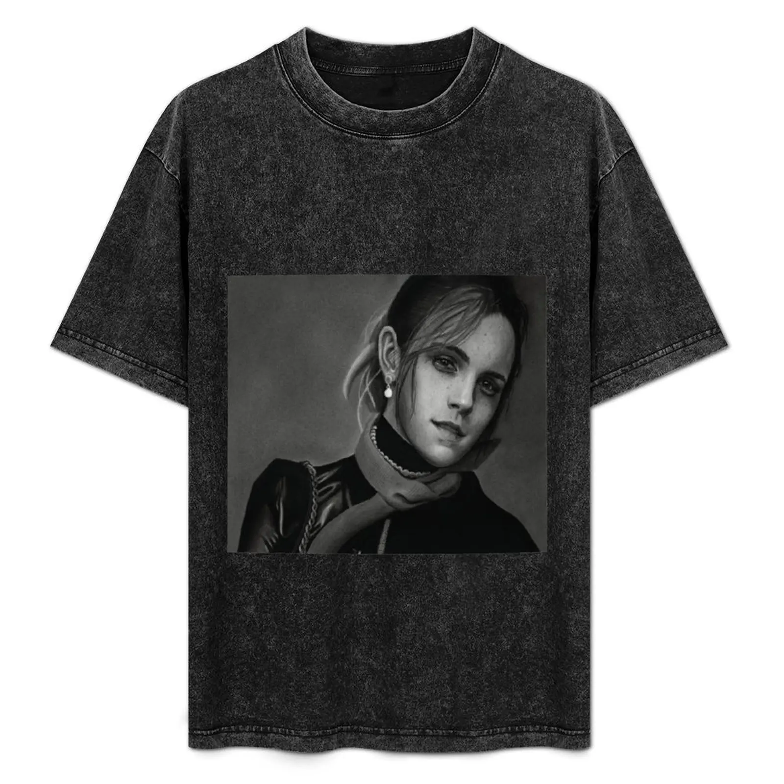 

Emma Watson T-Shirt Basic Solid Tee for Daily Use