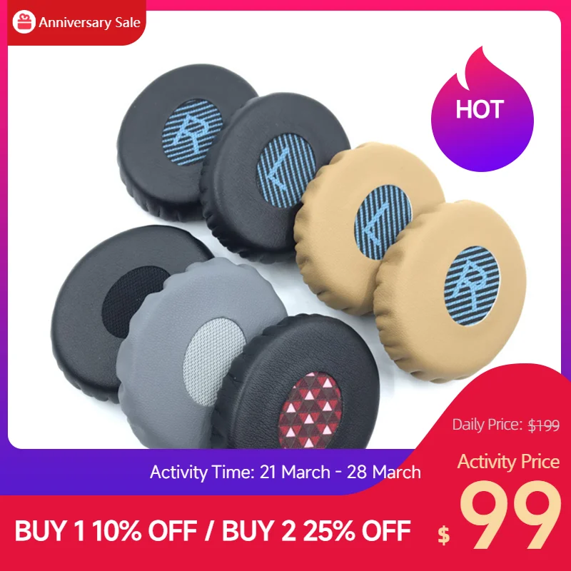 

Амбушюры из Протеиновой кожи, 5 цветов, сменные амбушюры для наушников Bose OE2 OE2I SoundTrue, 1 пара