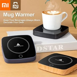 Xiaomi-calentador de tazas de café con 3 engranajes de temperatura, posavasos calefactor, almohadilla de placa para cacao, té, agua y leche