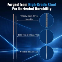 3D Printer Tools Stainless Steel Nozzle Cleaning Needles E3D V6 Nozzle MK8 Nozzle Drills Needle For 3D Printer Ender 3 V2 Parts 4