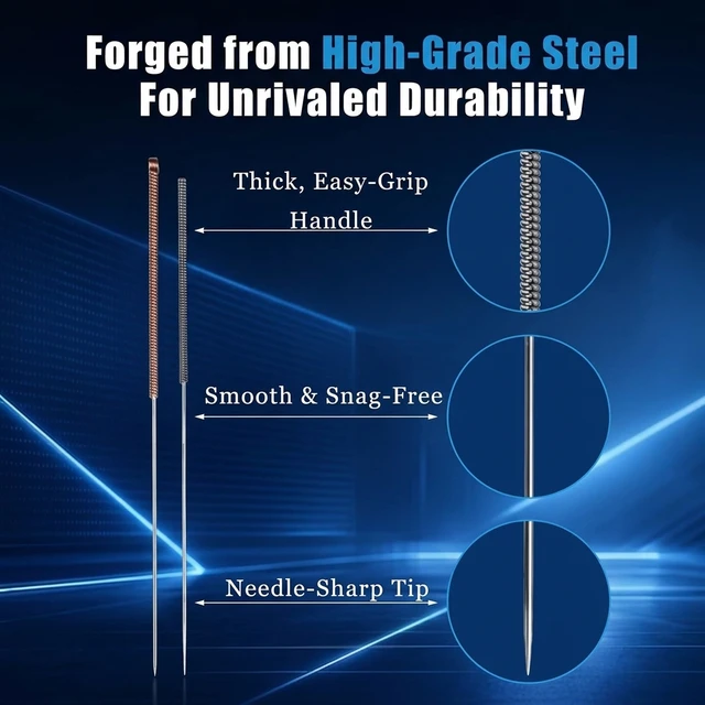 3D Printer Tools Stainless Steel Nozzle Cleaning Needles E3D V6 Nozzle MK8 Nozzle Drills Needle For 3D Printer Ender 3 V2 Parts 4 3D Printer Nozzle Cleaning Needle Set – Stainless Steel Drill Needles for E3D V6 and MK8 Nozzles – view 4