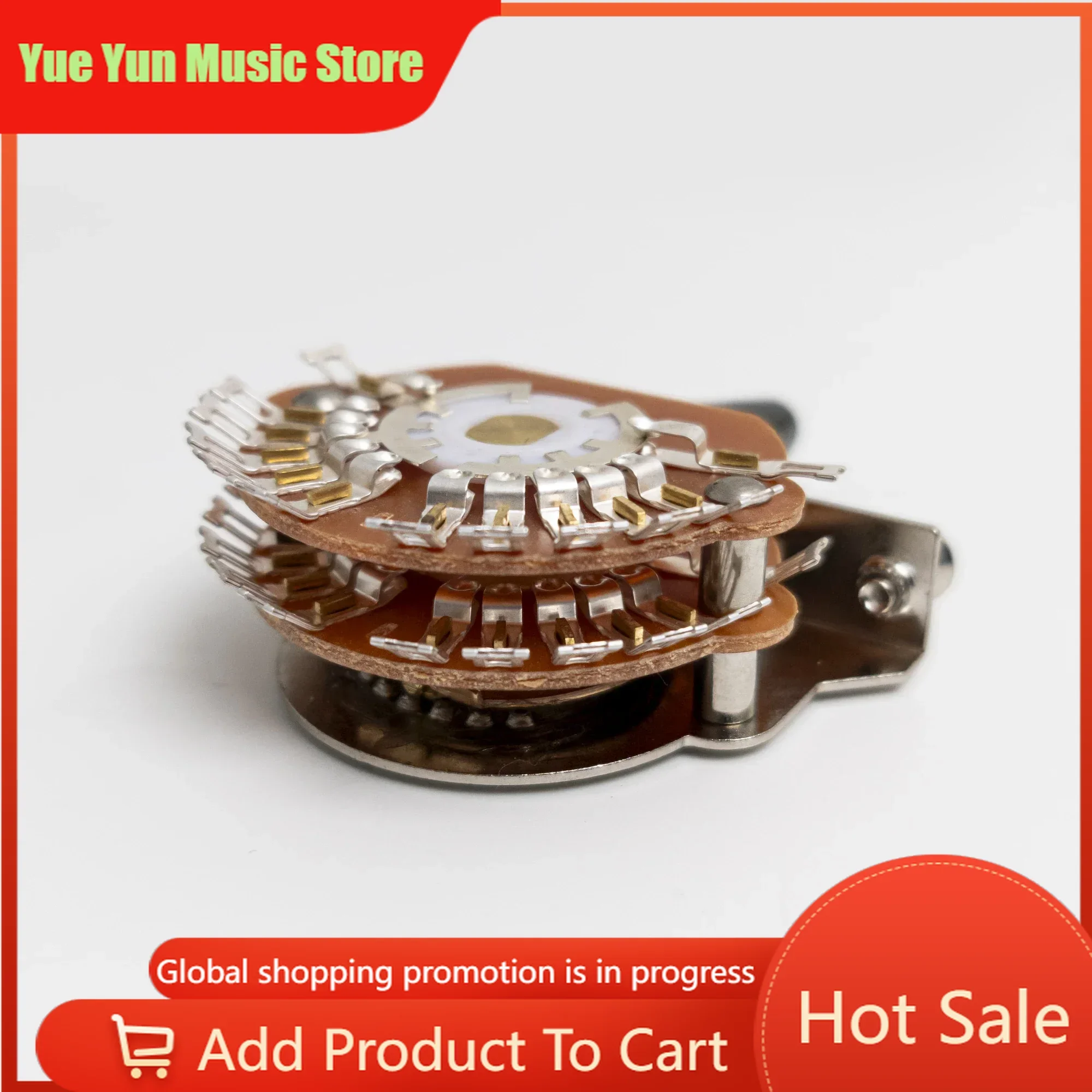 Yue Yun Music Store-Discount Hot Sale-1pcs Super Switch Guitar 5-Way 24Legs Pickup Selector 4-Pole Double Wafer for ST/TL Guitar