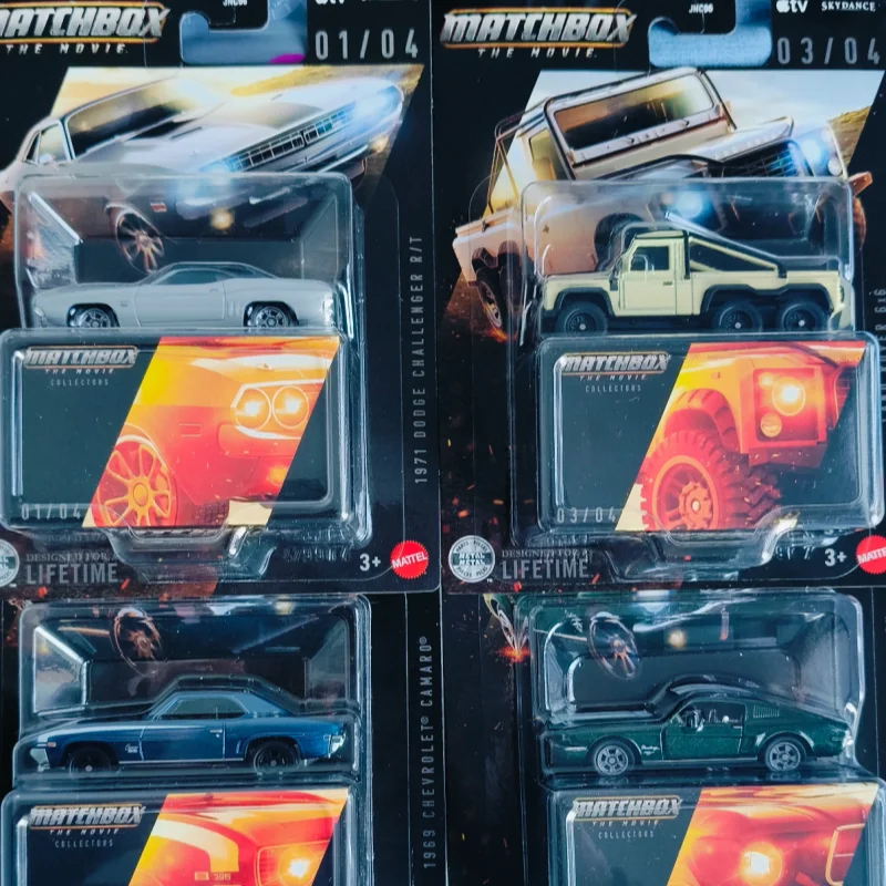 Matchbox Diecast Alloy Car Model 1971 Dodge Challenger R T Rubber Tires Collectible Vehicle GBJ48 For Collectors Display