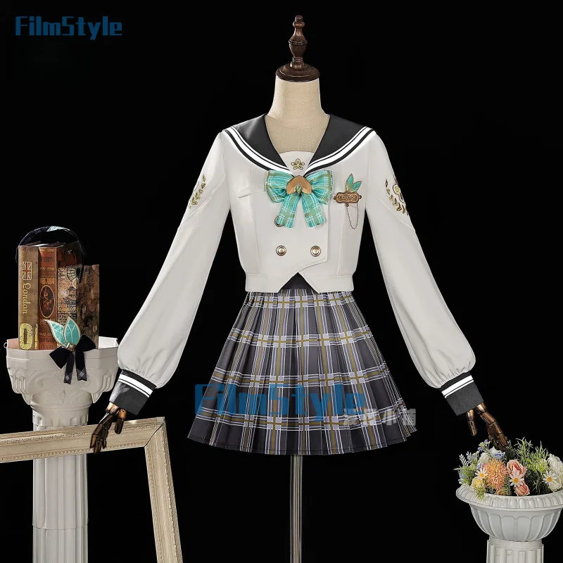

Honkai：Star Rail Firefly Cosplay Costume JK Sailor Suit Uniform Halloween Carnival Party Christmas Play Role Clothes Clothing