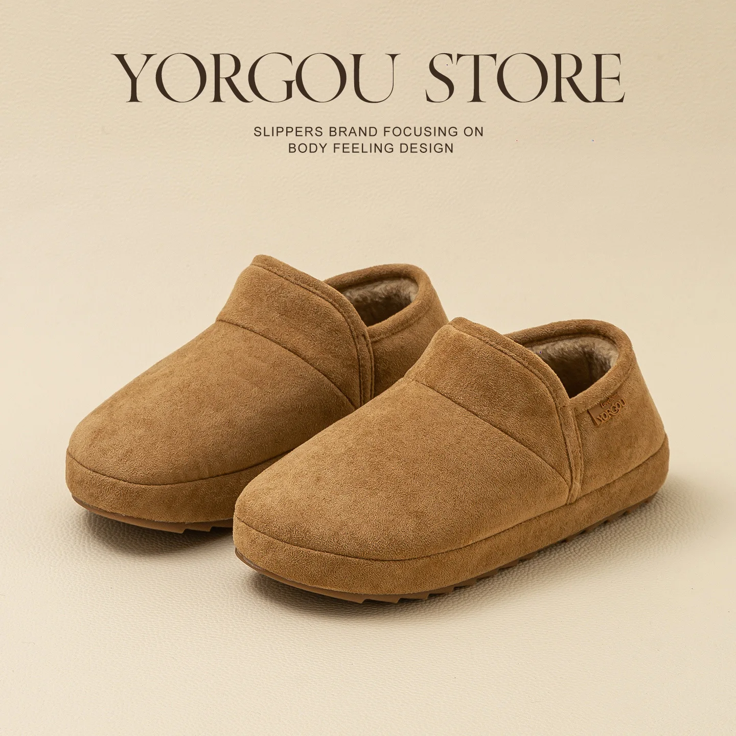 

Winter Adult Men And Women Thick Warm Floor Shoes High Tube Non-Slip Indoor Cotton Shoes Plush Home Slippers Shoes Women