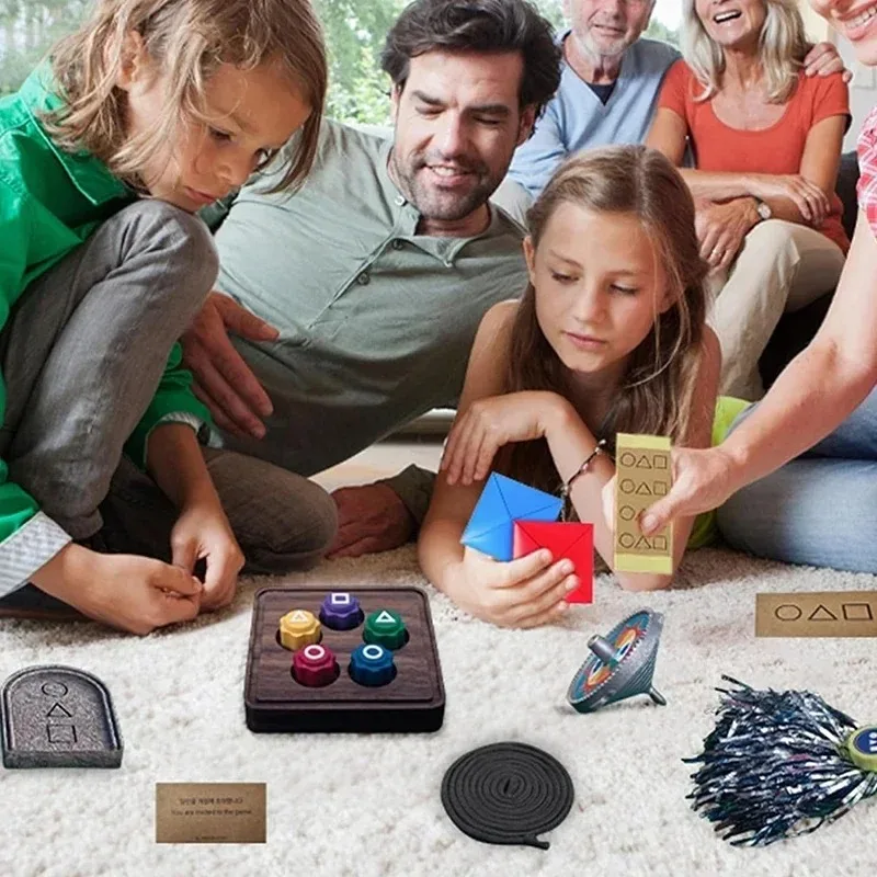 Traditional Play Game Fun Gonggi Jack Stone Pebbles Set Hand Eye Coordination Training Toy Gonggi Set Board Game Party Games Hot