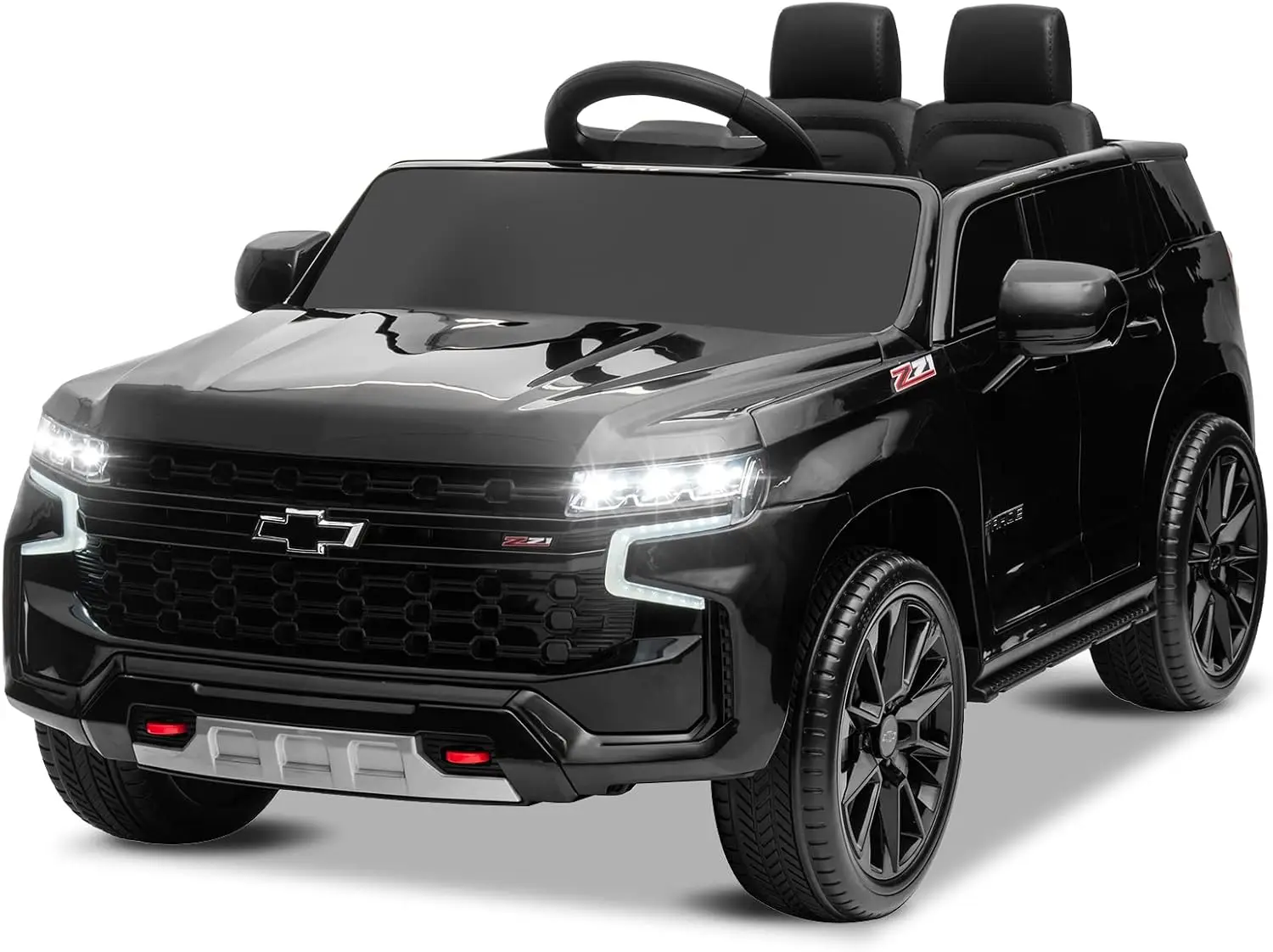 12V Licensed Chevrolet Tahoe Ride on Car for Kids, Black
