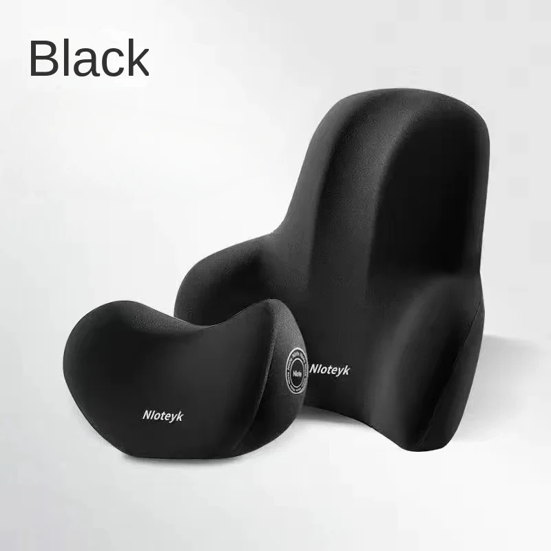 Car Neck Pillow Car Lumbar Headrest Car Cushion Backrest Lumbar Cushion Easy To Carry Memory Foam Lumbar Support Pillow