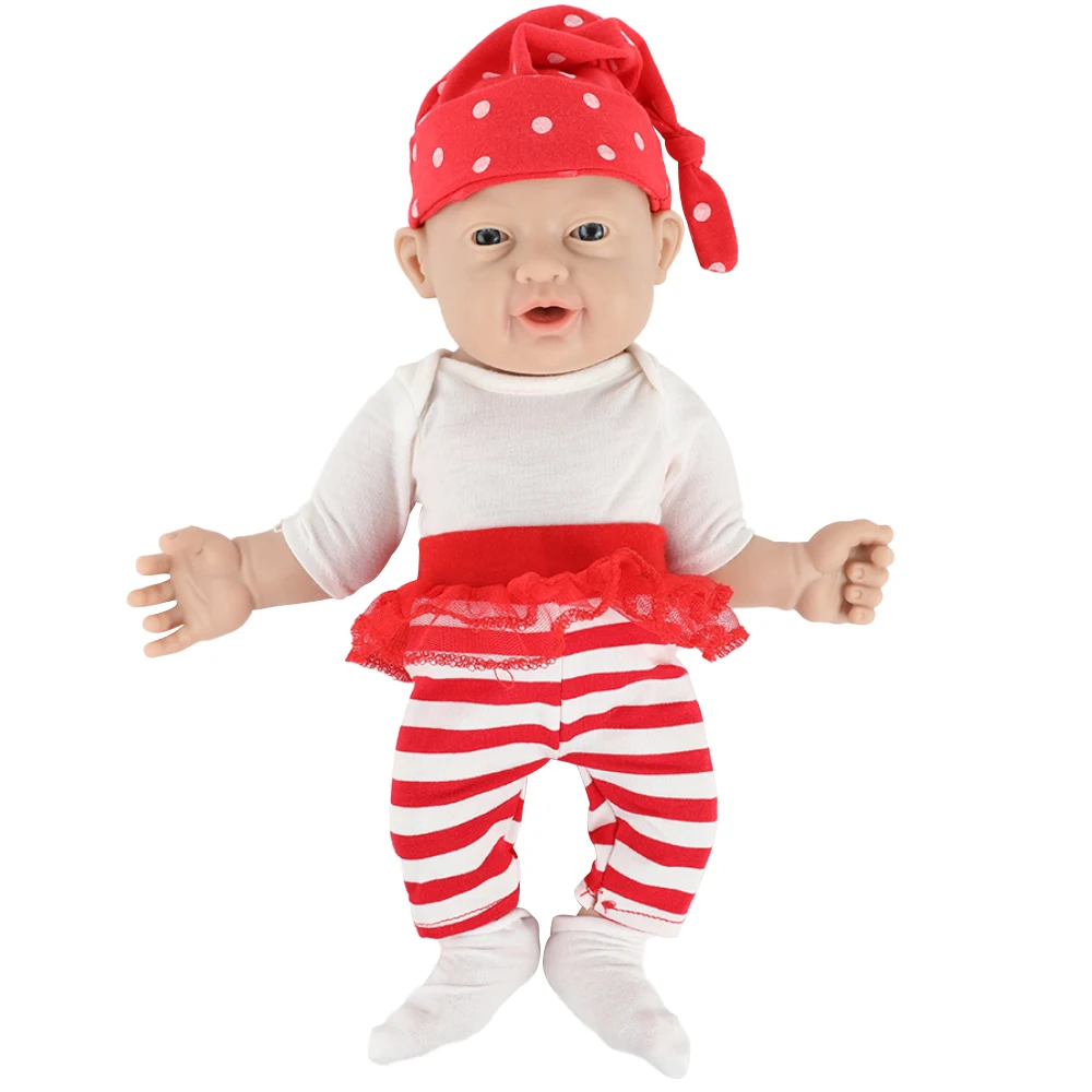 

IVITA 30.47cm Full Body Silicone Baby Dolls Look Real Girl Toys, Not Vinyl Dolls, Soft Realistic Newborn Silicone Baby Doll Gift