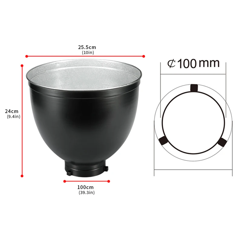 Selens فلاش 65 درجة عاكس مع شبكة العسل للتصوير الفوتوغرافي استوديو الصور ضوء لينة ستروب فلاش بوينز جبل