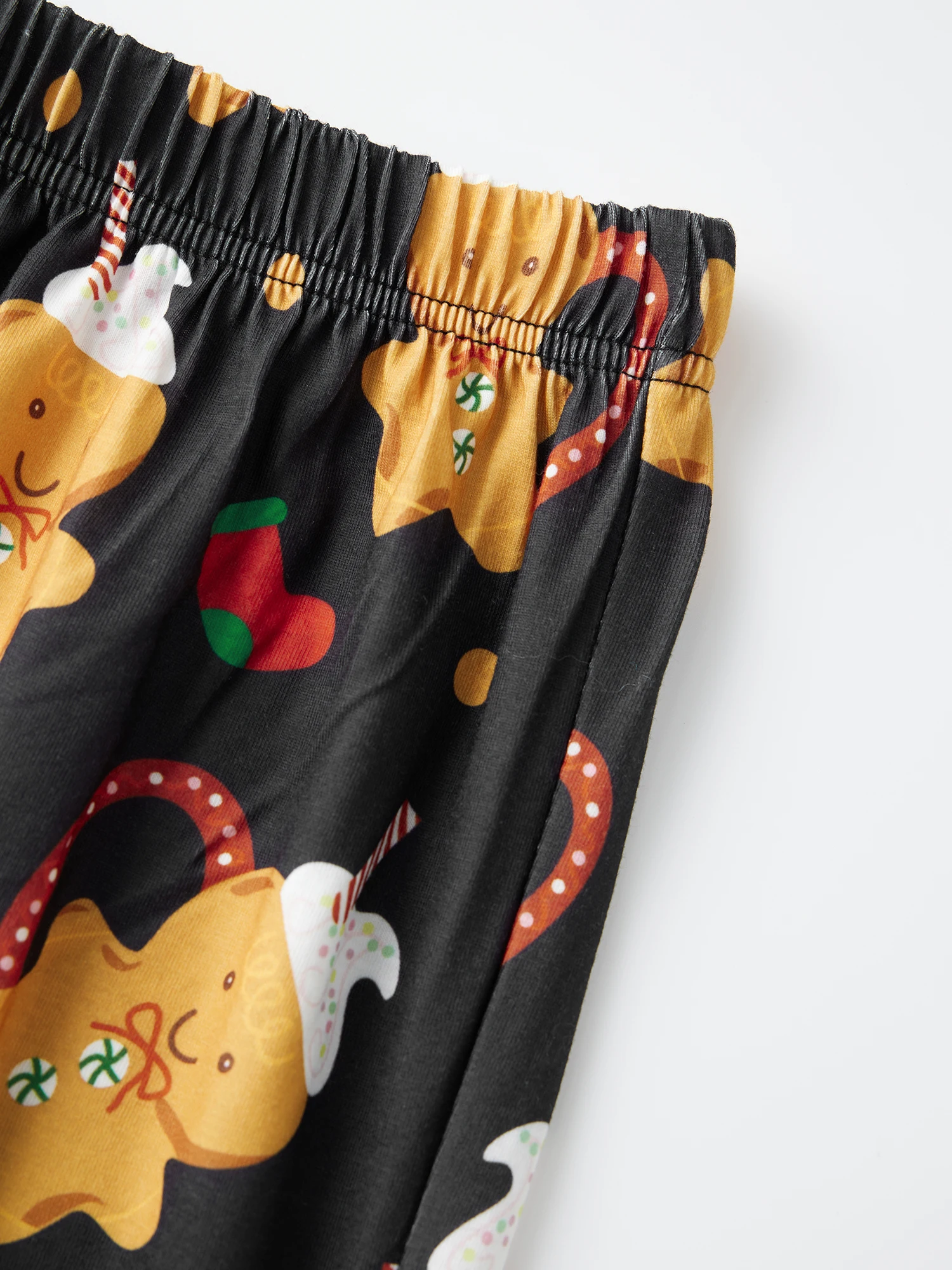 Matching Christmas Pajamas Set with Reindeer Print for Family Holiday Sleepwear Dad Mom Kids PJs Festive Nightwear