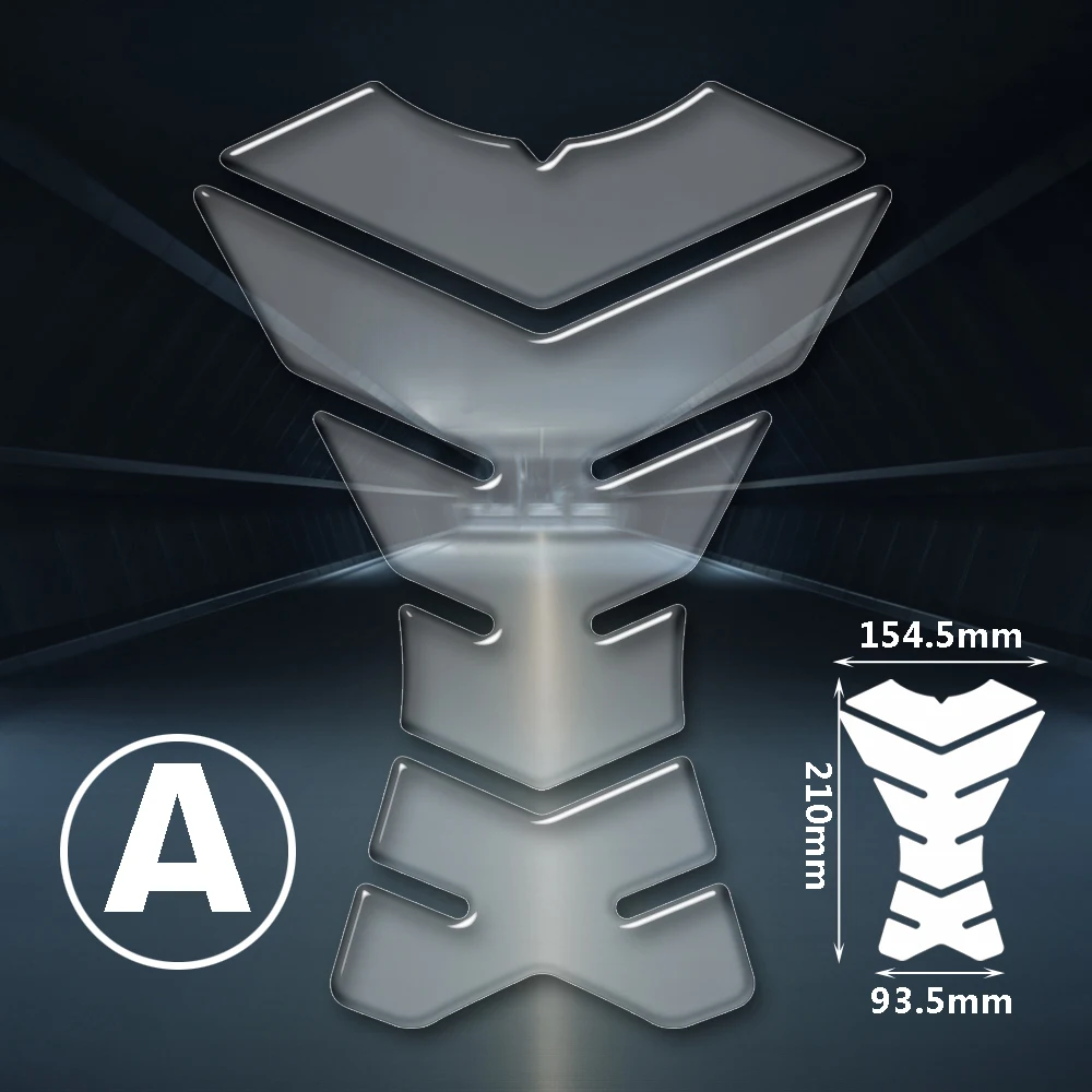 Transparente harz tank pad protector universal für motorrad für kawasaki honda cbr suzuki gsxs gsxr yamaha etc