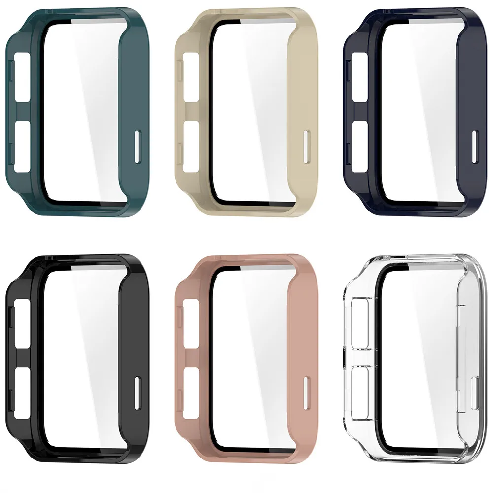 Película de vidrio templado + funda para reloj inteligente Garmin Venu X1, Protector de pantalla, cubierta de cobertura completa, carcasa dura con marco de PC