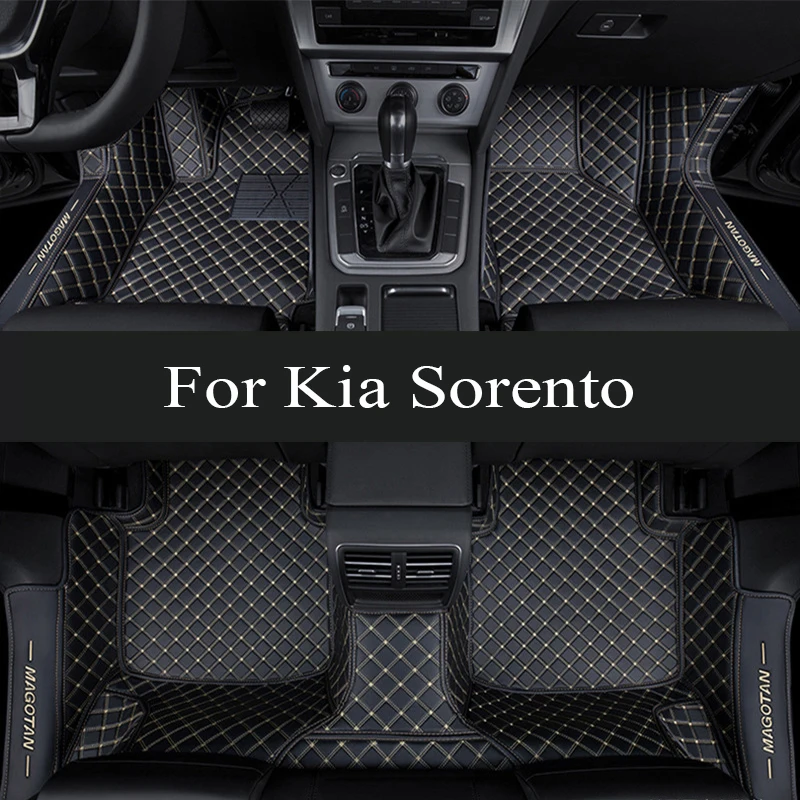 

For Kia Sorento II XM 2012 2011 2010 2009 5 Seater Car Floor Mats Interior Carpets Waterproof trunk mat Protect Covers Parts