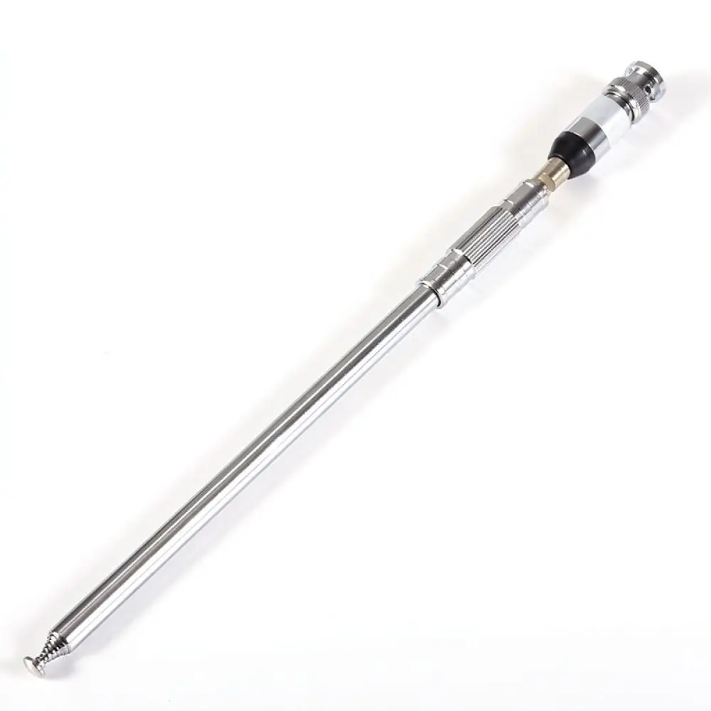 Universal FM Telescopic Antenna BNC Plug 76 108MHz For Portable Radio Receiver High Stability Audio Signal Aerial