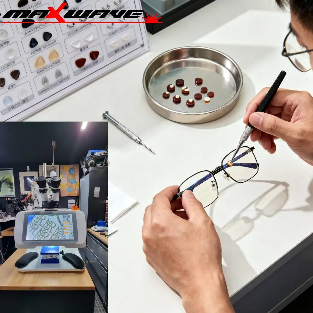 Jewelry laser repair welding machine for ring bracelet chain repair 60W 100W 150W 200W water air cooling small size light