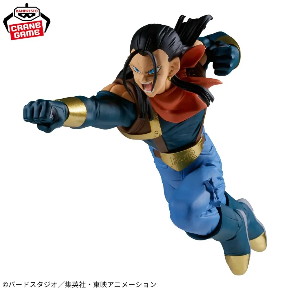 En Stock Bandai Original BANPRESTO Anime Dragon Ball GT MATCH MAKERS Son Goku Android 17 Anime figuras de acción modelo juguetes regalos