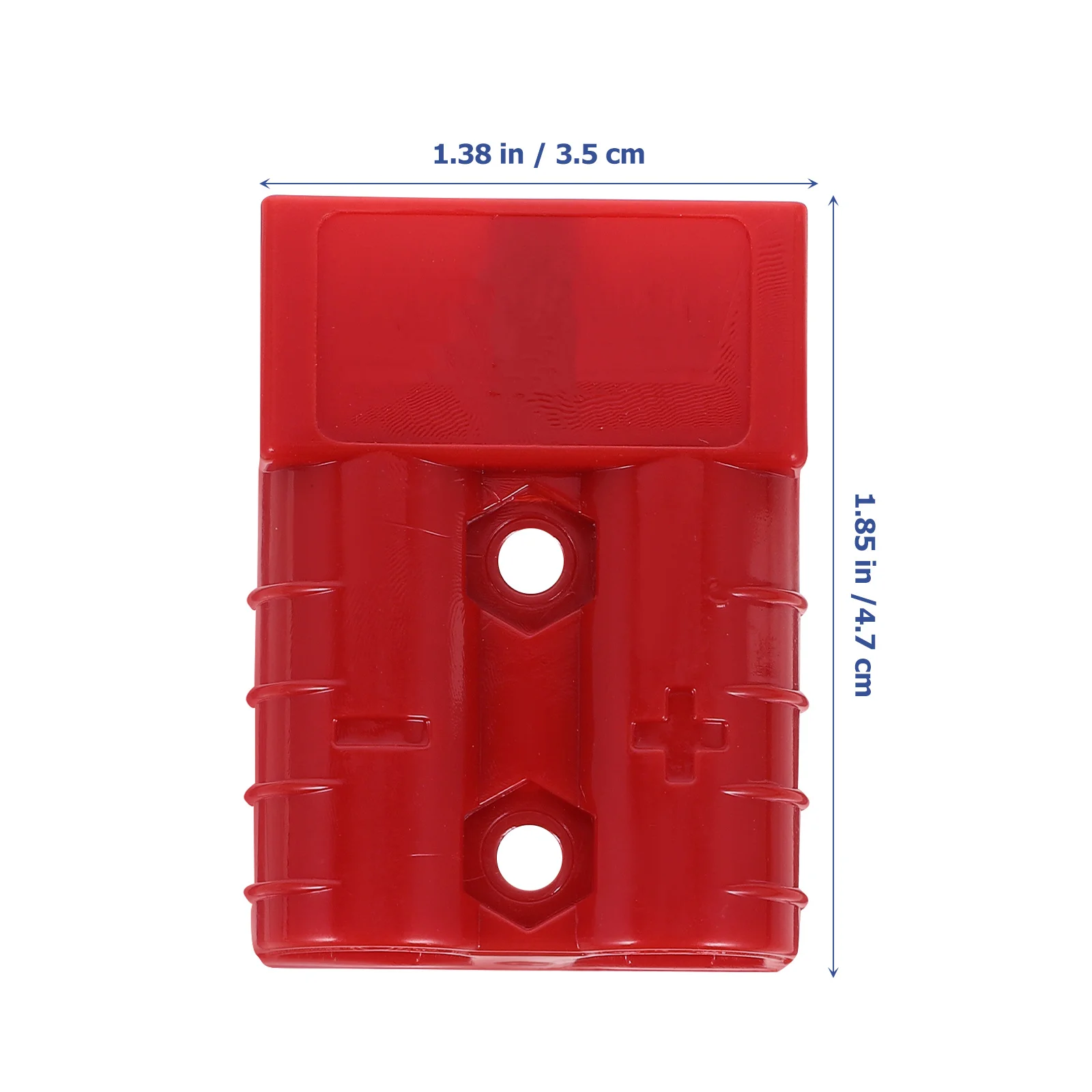 4Pcs 50A 600V 빠른 연결 전원 커넥터 전기 자동차 트레일러 원격 고전류용 빨간색 플라스틱 터미널