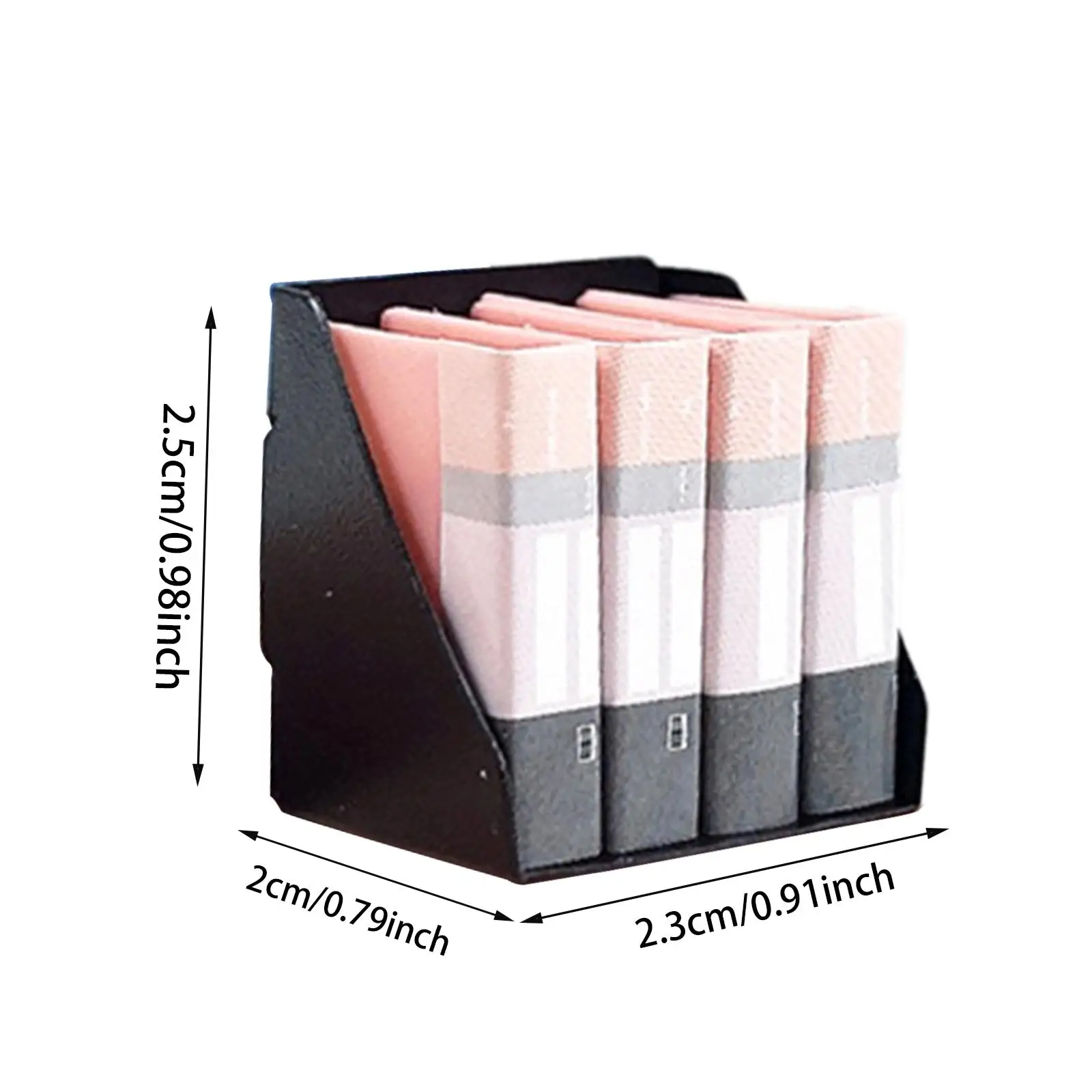 منظم ملفات بيت الدمى بمقياس 1:12، منظم مستندات صغير، ديوراما الحرفية