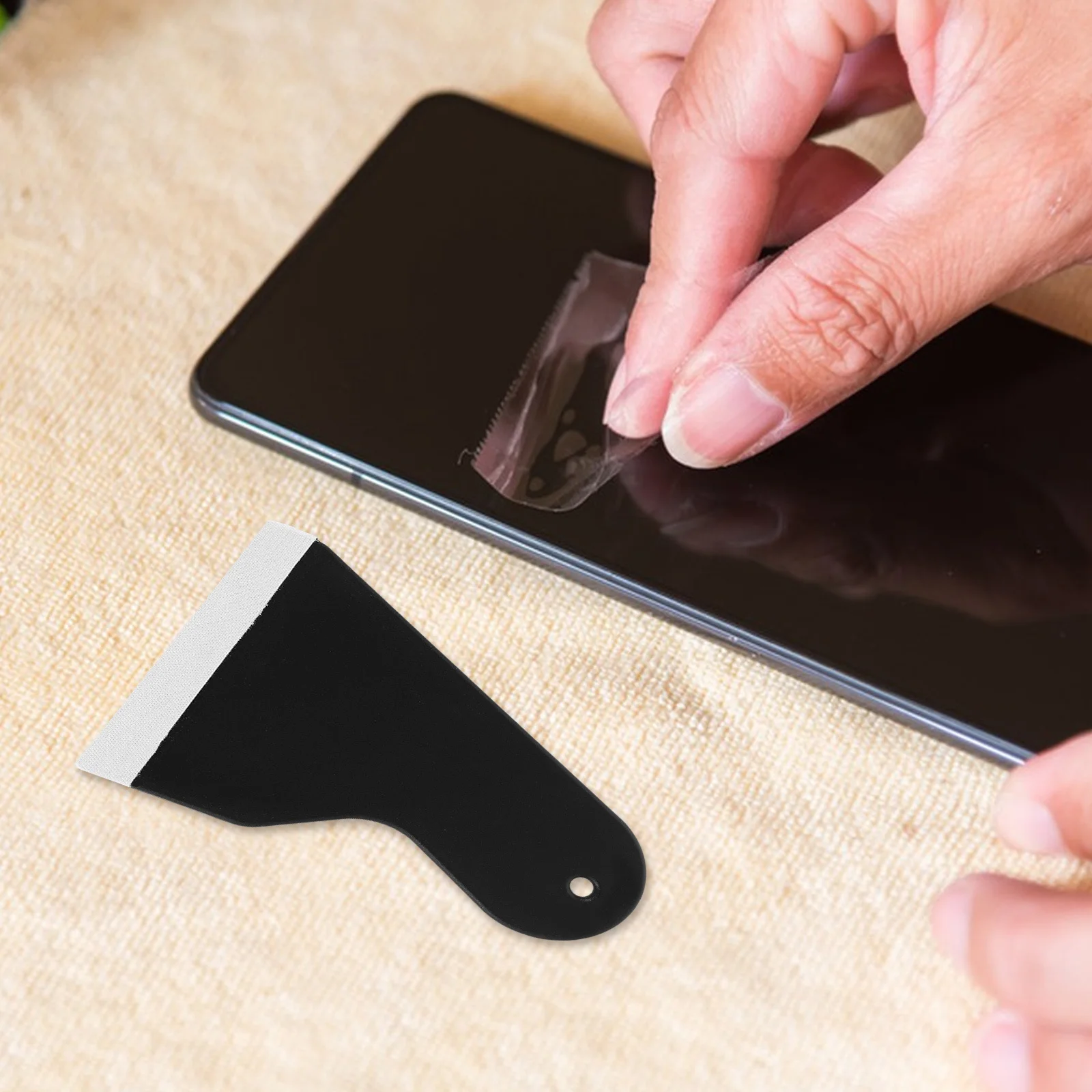 

25 шт. комплект для установки пленки для экрана телефона, мягкий скребок, ткань для чистки, средство для удаления пузырей, аппликатор для мобильной пленки, простая установка экрана