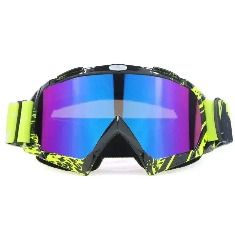 Óculos anti-reflexo Motocross, Esportes elegantes Cross Shaped Óculos, Capacete para Pitbike Motocicleta Off-Road ATV Bike Enduro Racer