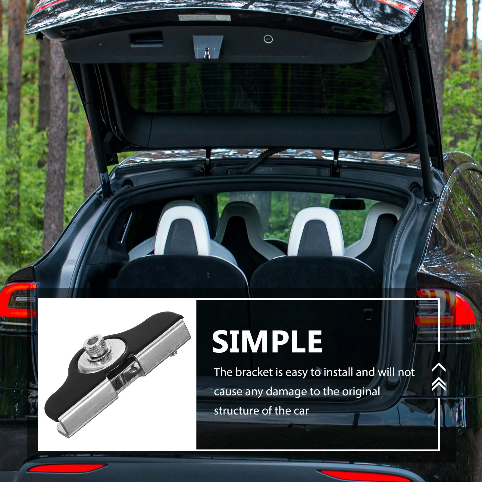 

Stainless Steel Hood Light Bracket Mount Car Work Lamp Brackets Durable Silver Spotlight Holder for Auxiliary Light Bar