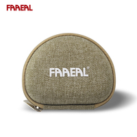 FAAEAL Earphone Box Mini Storage Bag Pouch Portable Hard Case Zipper Earbuds Hold Container For KZ TRN Headphone TF Card Cable