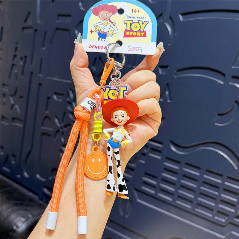Pixar Toy Story Buzz Lightyear Woody Figur Schlüsselanhänger Taschenanhänger Taschencharme Paar-Geschenk für Rucksack-Dekoration Auf Lager – Detail 19