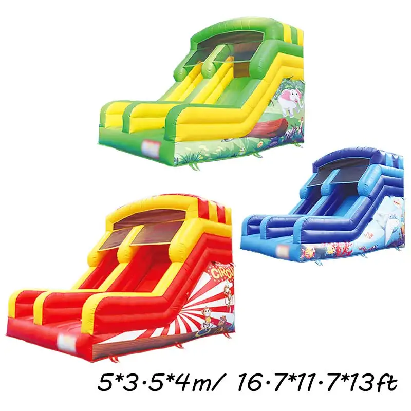 

Kids Animal Zoo Custom Commercial Sea World Inflatable Circus Slide for Sale