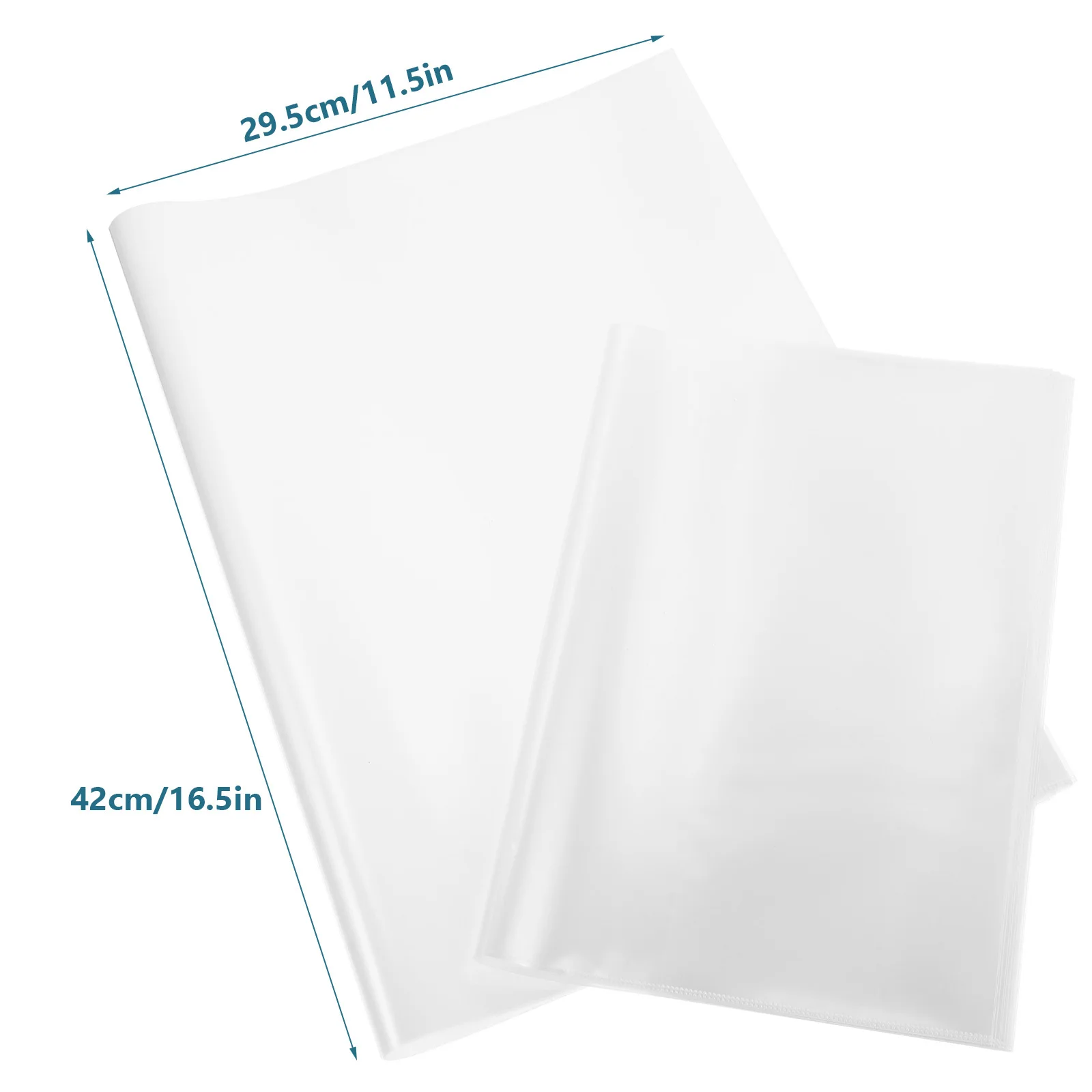 ปกสมุดโน้ต 20 ชิ้น คุณภาพพรีเมียม ผลิตจากพลาสติก PP ใส ปกป้องหนังสือ ใช้ซ้ำได้ ป้องกันรอยขีดข่วน สำหรับสมุดภาพ ใช้ในโรงเรียน