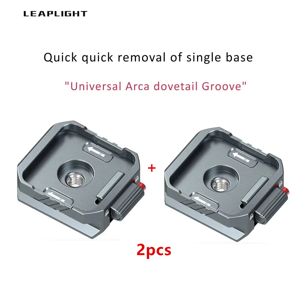 HOT Universelles Arca Schnellwechselsystem Plattenteller-Klemme 1/4'' 3/8'' Schnellwechsel-Kit für DSLR-Kamera Gimbal Stativ DJI Stabilisator PD
