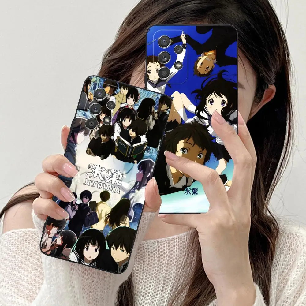 

Anime Hyouka Mobile Phone Case for Samsung Galaxy M55 54 42 35 34 33 32 23 22 15 14 13 12 F55 5G Colorful Cover Luxury Pretty