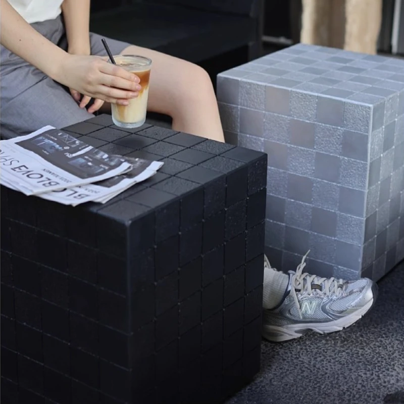 الحد الأدنى ليلا ونهارا مكعب روبيك طاولة جانبية الحديثة مربع طاولة القهوة مقهى نهاية الجداول جو أثاث المنزل