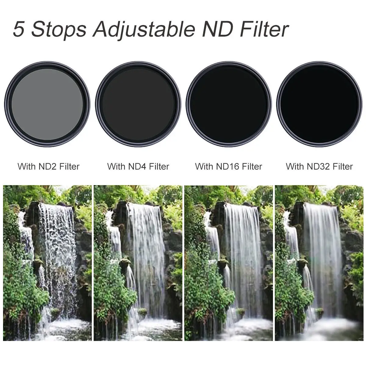 K&F k f Concept ND2-32 ND Filter NANO X PRO ND2 ND32 Blenda Filter ND2-32 52mm 58mm 62mm 67mm 72mm 77mm 82mm NO X SPOT