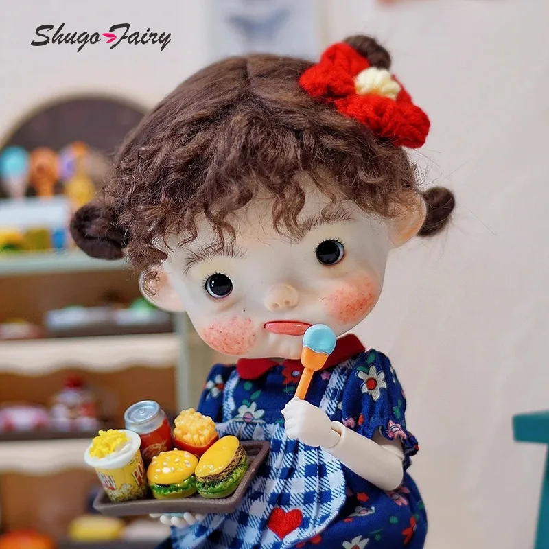 

Preorder ShugaFairy Dawai Bjd Dolls 1/6 Big Head Crooked Mouth Expression Naughty Kids Style High Quality Ball Jointed Doll Toys