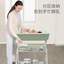 Modern Design Foldable Baby Organizer Nappy Diaper Changing Table Baby Bath Baby Diaper Changing Table with Wheels