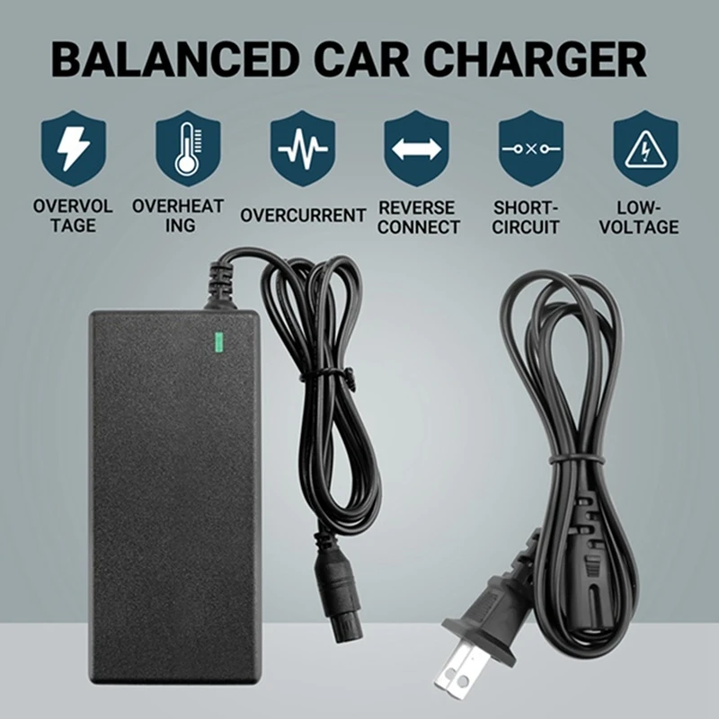 42V 2A Power Adapter Electric Drive Wheel Self Balancing Scooter Hover Board Spare Parts Accessories Parts Charger US Plug