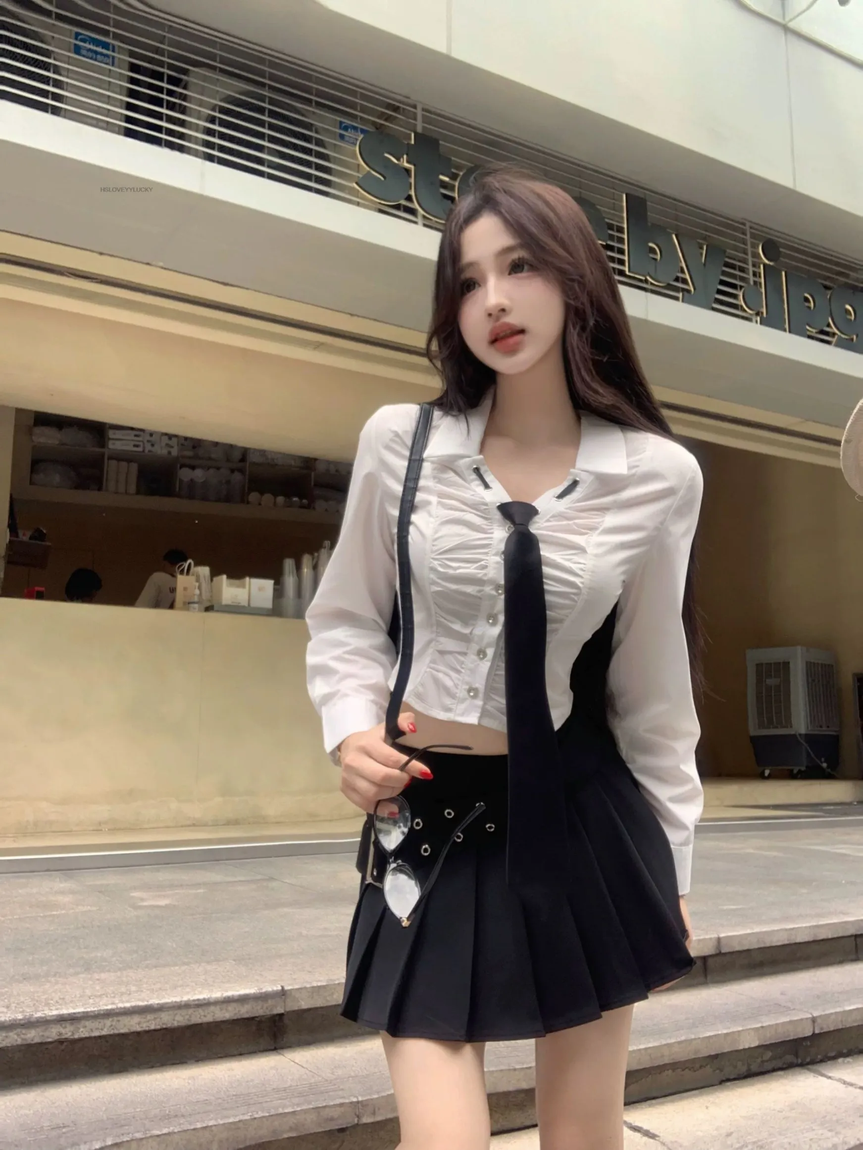 

Japan Korea School Uniform Suit Women Jacket Shirt Fashion Sexy Skirt School Girl College Style Long Sleeve Jk Uniform Set