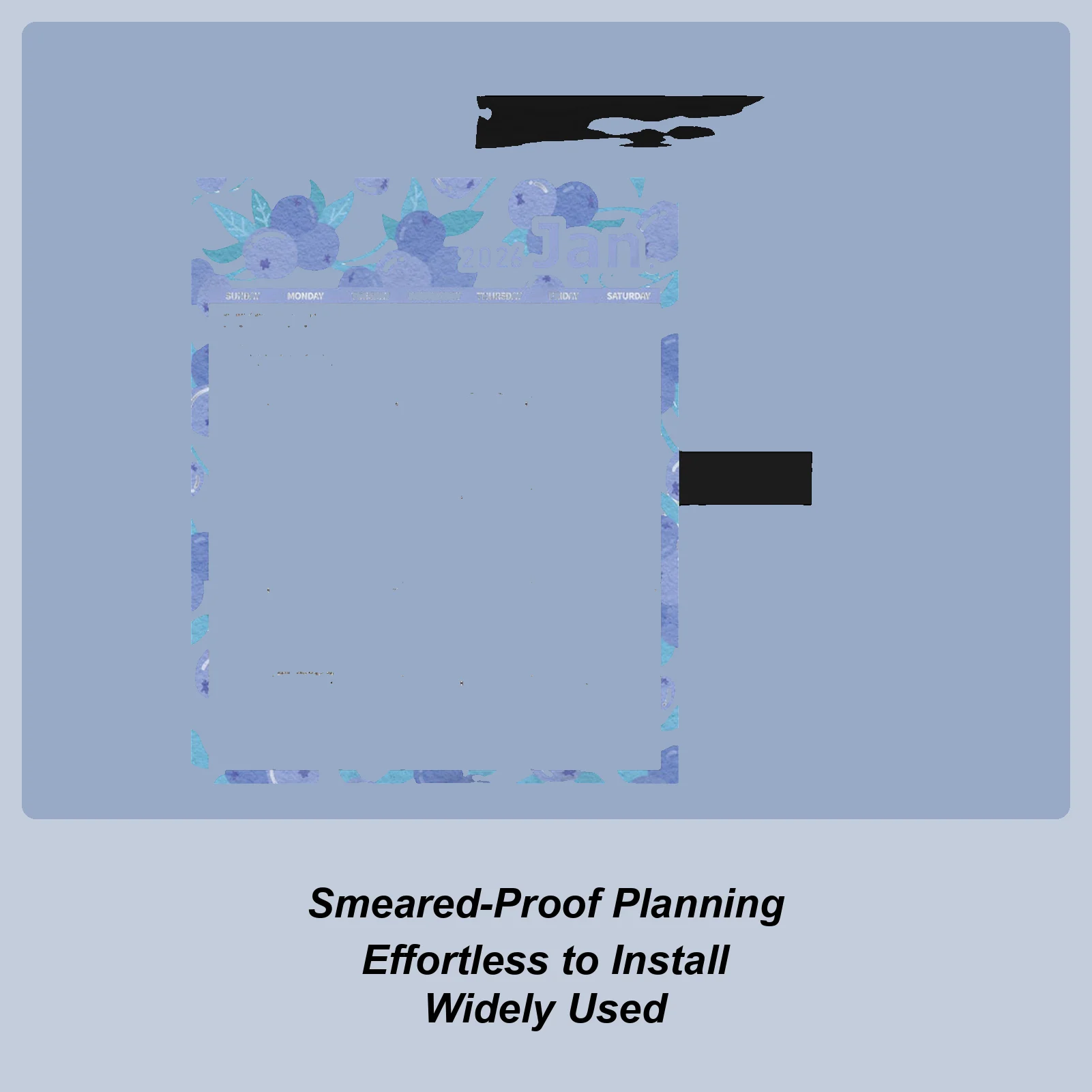 

Fridge Calendar Magnet 12-Month Weekly Planner Calendar 2026 Aesthetic Magnetic Schedule Countdown Punch-In Planner For Shopping